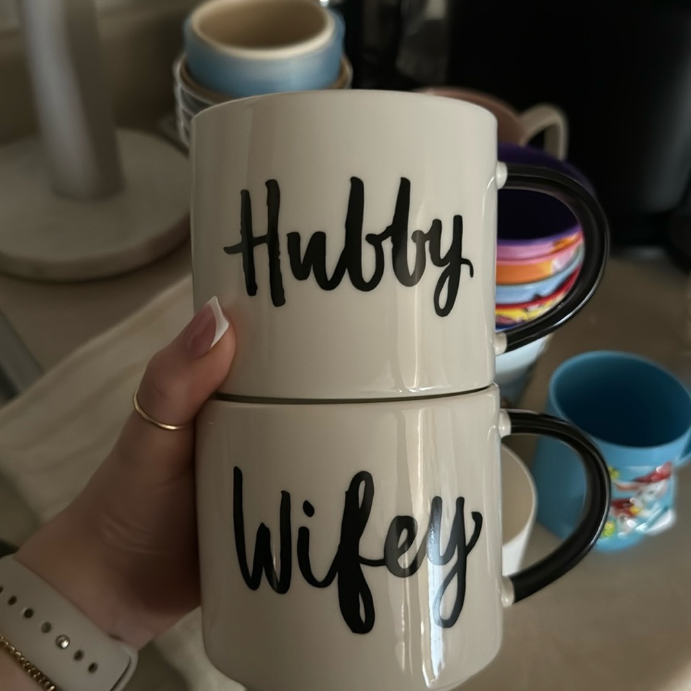 Target wifey and hubby mug
